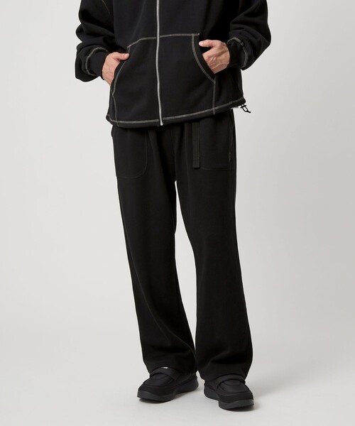 green label relaxing（グリーンレーベルリラクシング）の「【WEB限定】＜GLR or＞スウェット ウェビングベルト ファティーグ パンツ（スウェットパンツ・メンズ・グレー系/ブラック・L/S/M）」の2枚目の写真