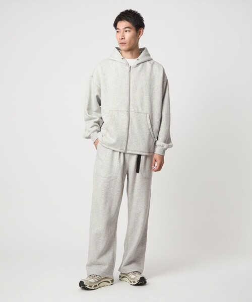 green label relaxing（グリーンレーベルリラクシング）の「【WEB限定】＜GLR or＞スウェット ウェビングベルト ファティーグ パンツ（スウェットパンツ・メンズ・グレー系/ブラック・L/S/M）」の3枚目の写真