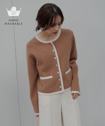 Andemiu | 【手洗い可能】アンゴラハイショクカーディガン498696(カーディガン/ボレロ)