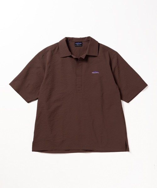 THOUSAND MILE（サウザンドマイル）の「[M's]SHORT SLEEVE SKIPPER SHIRT SEERSUCKER/ショートスリーブスキッパーシャツ シアサッカー（シャツ/ブラウス・メンズ・ブラウン/ネイビー/イエロー/ブラック・XL/M/L/S）」の3枚目の写真