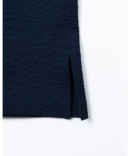 THOUSAND MILE（サウザンドマイル）の「[M's]SHORT SLEEVE SKIPPER SHIRT SEERSUCKER/ショートスリーブスキッパーシャツ シアサッカー（シャツ/ブラウス・メンズ・ブラウン/ネイビー/イエロー/ブラック・XL/M/L/S）」の7枚目の写真