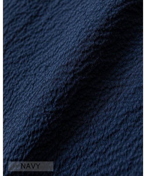 THOUSAND MILE（サウザンドマイル）の「[M's]SHORT SLEEVE SKIPPER SHIRT SEERSUCKER/ショートスリーブスキッパーシャツ シアサッカー（シャツ/ブラウス・メンズ・ブラウン/ネイビー/イエロー/ブラック・XL/M/L/S）」の12枚目の写真