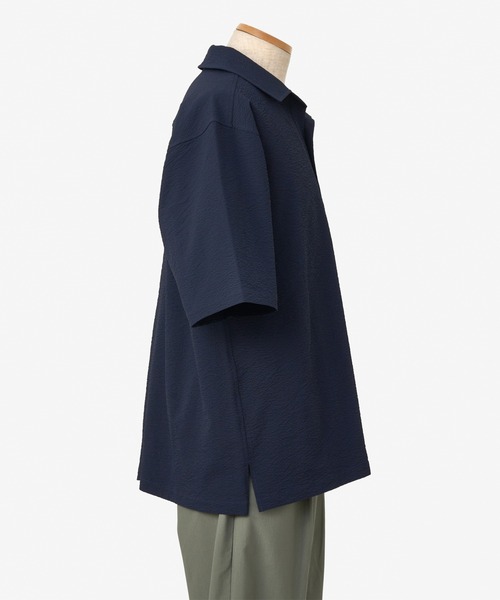 THOUSAND MILE（サウザンドマイル）の「[M's]SHORT SLEEVE SKIPPER SHIRT SEERSUCKER/ショートスリーブスキッパーシャツ シアサッカー（シャツ/ブラウス・メンズ・ブラウン/ネイビー/イエロー/ブラック・XL/M/L/S）」の19枚目の写真