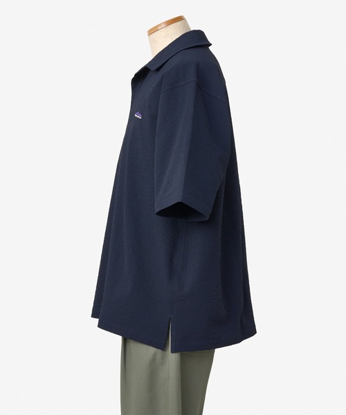THOUSAND MILE（サウザンドマイル）の「[M's]SHORT SLEEVE SKIPPER SHIRT SEERSUCKER/ショートスリーブスキッパーシャツ シアサッカー（シャツ/ブラウス・メンズ・ブラウン/ネイビー/イエロー/ブラック・XL/M/L/S）」の18枚目の写真