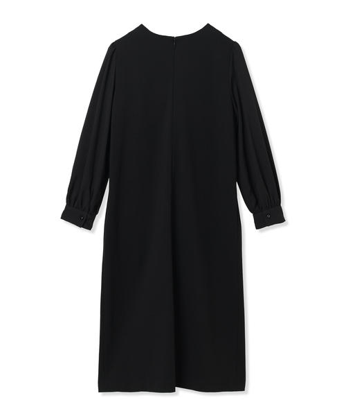 A/C DESIGN BY ALPHA CUBIC（エーシーデザインバイアルファキュービック）の「【アルファブリック】ストレッチタックワンピース【セレモニー対応】（ワンピース・レディース・ブラック・9号/11号/13号）」の14枚目の写真