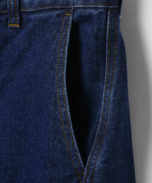 ALAND(エーランド)の「【UNISEX】ALAND/デニムバレルパンツ(デニムパンツ・レディース・ブラック/ブルー・SMALL/LARGE)」の6枚目の写真