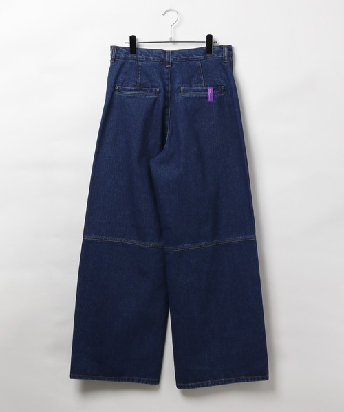 ALAND(エーランド)の「【UNISEX】ALAND/デニムバレルパンツ(デニムパンツ・レディース・ブラック/ブルー・SMALL/LARGE)」の3枚目の写真