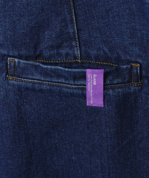 ALAND(エーランド)の「【UNISEX】ALAND/デニムバレルパンツ(デニムパンツ・レディース・ブラック/ブルー・SMALL/LARGE)」の7枚目の写真