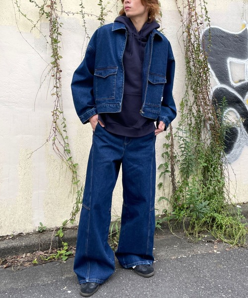 ALAND(エーランド)の「【UNISEX】ALAND/デニムバレルパンツ(デニムパンツ・レディース・ブラック/ブルー・SMALL/LARGE)」の15枚目の写真