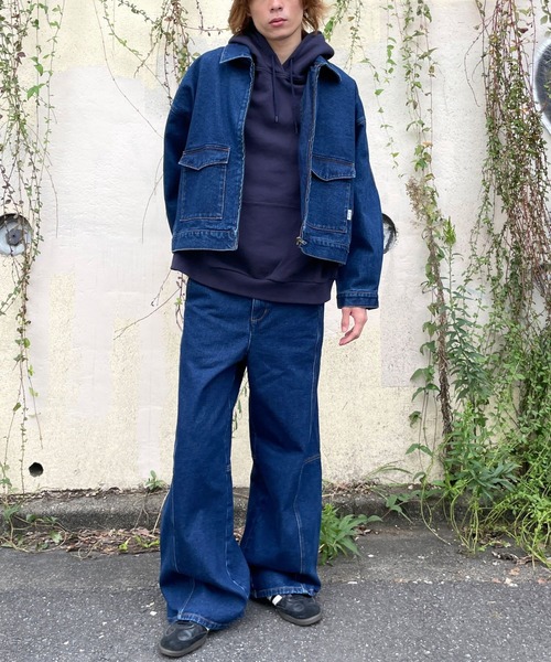 ALAND(エーランド)の「【UNISEX】ALAND/デニムバレルパンツ(デニムパンツ・レディース・ブラック/ブルー・SMALL/LARGE)」の16枚目の写真