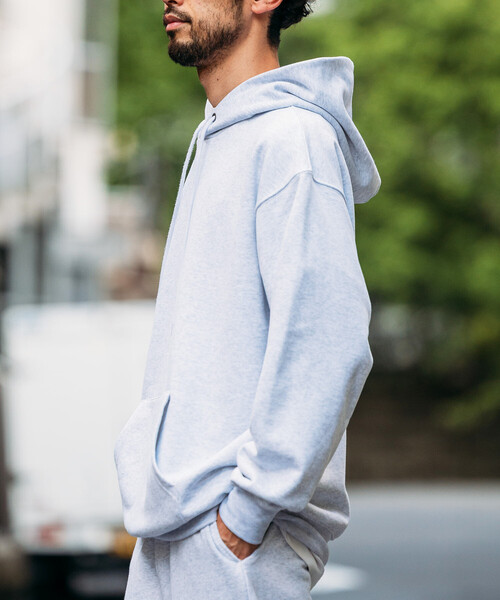 FREAK'S STORE(フリークスストア)の「HEAVY WEIGHT HOODIE 13oz/ヘビーウェイト フーディー/13オンス/リラックスフィット(パーカー・メンズ・その他9/グレー/ライトグレー/オリーブ/ブラック・LARGE/MEDIUM/SMALL)」の7枚目の写真