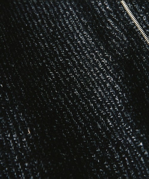 The DUFFER N NEPHEWS（ザ ダファーアンドネフューズ）の「DRIVERS YARDIE KNIT（ニット/セーター・メンズ・ブラック/ブラウン・M）」の3枚目の写真