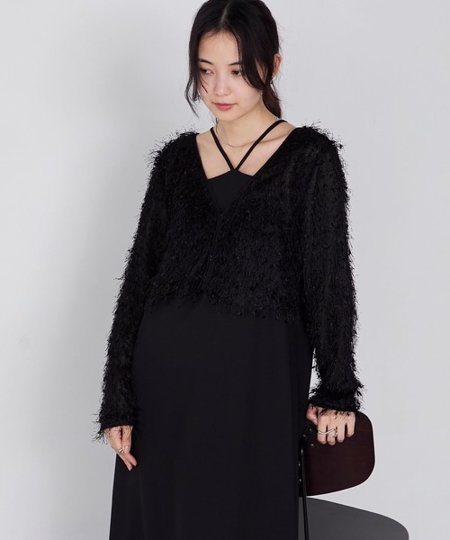 セール】【forksy.】【オケージョン対応】フリンジボレロ&デザイン