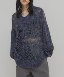 KBF | シースルースパンコールニット(ニット/セーター)