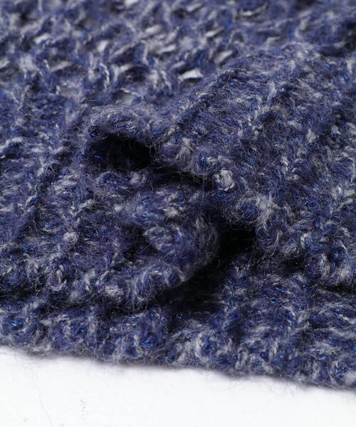 KBF（ケイビーエフ）の「シースルースパンコールニット（ニット/セーター・レディース・ピンク/ネイビー・ONE）」の19枚目の写真