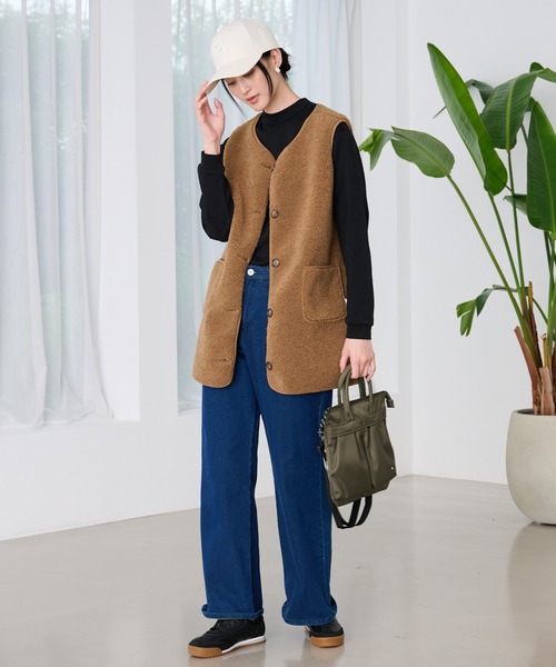 Arnold Palmer(アーノルドパーマー)の「ヘルメット 2WAY シェア トートバッグ(トートバッグ・レディース・ブラック/カーキ・F)」の6枚目の写真