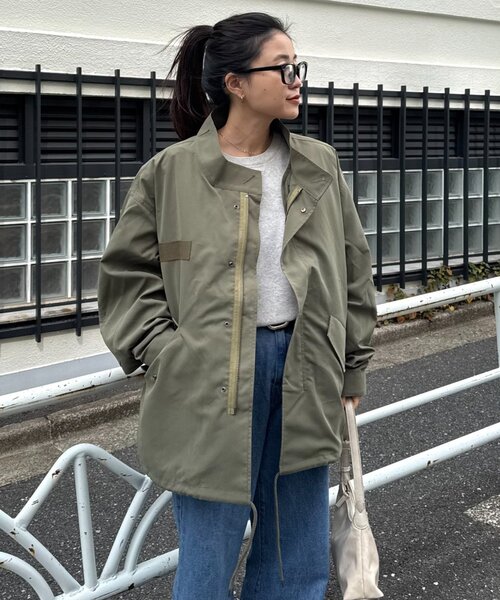 CIAOPANIC TYPY（チャオパニックティピー）の「【ユニセックス】マルチウェイライトM-65モッズコート（モッズコート・メンズ・ブラック/カーキ・MEDIUM/LARGE）」の3枚目の写真