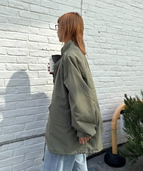 CIAOPANIC TYPY（チャオパニックティピー）の「【ユニセックス】マルチウェイライトM-65モッズコート（モッズコート・メンズ・ブラック/カーキ・MEDIUM/LARGE）」の5枚目の写真