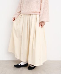 l'atelier du savon | 21Wシャツコール　タックスカート(スカート)