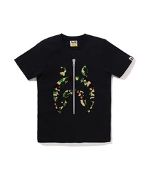 BLING STAR GLITTER BAPE LOGO TEE（Tシャツ/カットソー）｜A BATHING