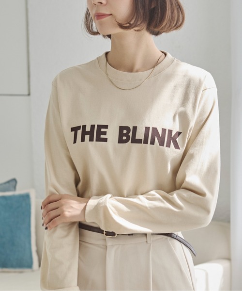 ANGIE(アンジー)の「フロッキープリントロゴロンT(Tシャツ/カットソー・レディース・ライトグレー系1/ホワイト×ブラック/ホワイト系1/ライトベージュ/グレー系1/スミクロ/ブルー系1・SMALL/MEDIUM/LARGE)」の21枚目の写真
