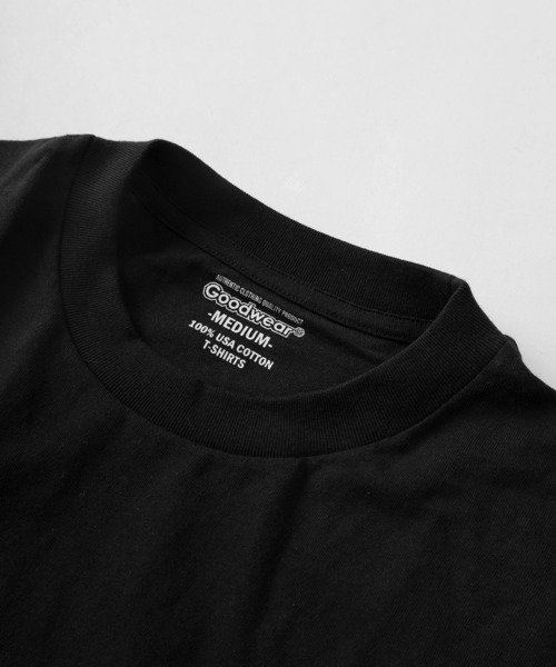 Goodwear(グッドウェア)の「【75】【Goodwear/グッドウェア】 ヘビーウェイト USAコットン 無地クルーネックTシャツ/レギュラーシルエット【1PパックTシャツ】(Tシャツ/カットソー・メンズ・ブラック/グレー/ホワイト・S/M/L/XL)」の6枚目の写真