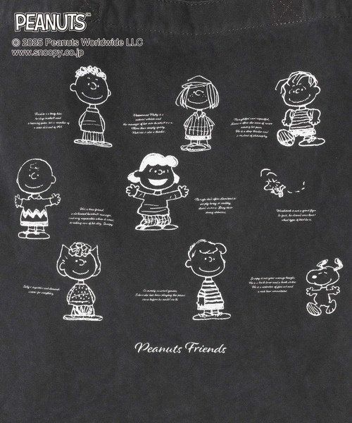 GLOBAL WORK（グローバルワーク）の「PEANUTS/プリントトート/593173（トートバッグ・レディース・ダークグレー/ネイビー/イエロー/グレー・FREE）」の9枚目の写真