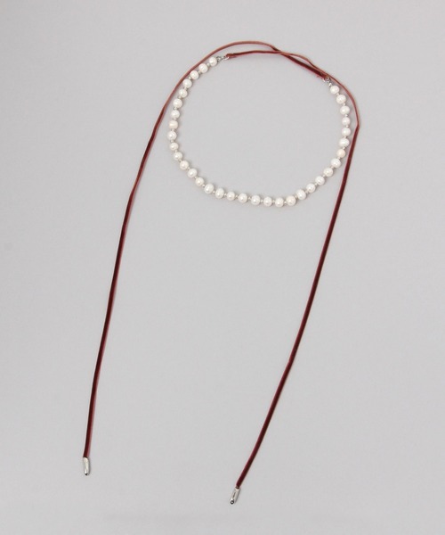 JEANASIS(ジーナシス)の「タンスイパールチョーカー/599439(チョーカー・レディース・ブラウン/ブラック・FREE)」の2枚目の写真