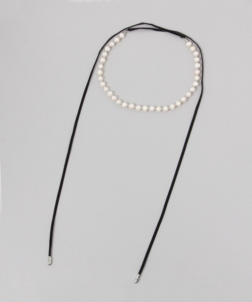 JEANASIS(ジーナシス)の「タンスイパールチョーカー/599439(チョーカー・レディース・ブラウン/ブラック・FREE)」の1枚目の写真