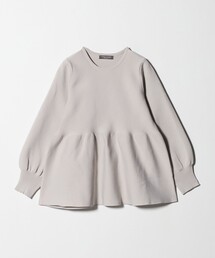 A DAY IN THE LIFE UNITED ARROWS | ペプラムニット ‐ウォッシャブル‐＜A DAY IN THE LIFE＞(ニット/セーター)