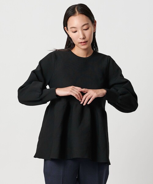 ペプラムニット ‐ウォッシャブル‐＜A DAY IN THE LIFE＞（ニット