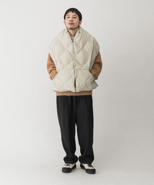 セール】『別注』TAION×EKAL リバーシブルダウンショール（マフラー