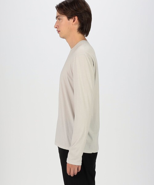 JAMES PERSE(ジェームスパース)の「リュクスジャージー ロングスリーブTシャツ MELJ3246(Tシャツ/カットソー・メンズ・ライトグレー・1)」の4枚目の写真