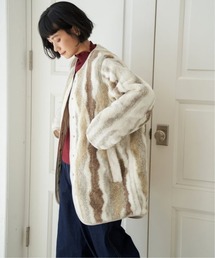 LBC | リバーシブルファーキルトコート(ブルゾン)