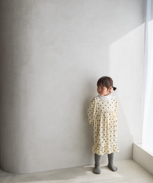 LOWRYS FARM（ローリーズファーム）の「ドットベロアワンピース　 603703（ワンピース・キッズ・ピンク/グレー/アイボリー・110cm/120cm/130cm/140cm/150cm）」の21枚目の写真
