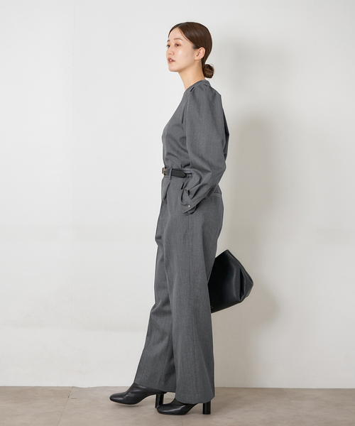 IENA（イエナ）の「パフスリーブブラウス（シャツ/ブラウス・レディース・ベージュ/ライトグレー・FREE）」の12枚目の写真