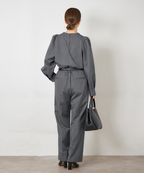 IENA（イエナ）の「パフスリーブブラウス（シャツ/ブラウス・レディース・ベージュ/ライトグレー・FREE）」の13枚目の写真