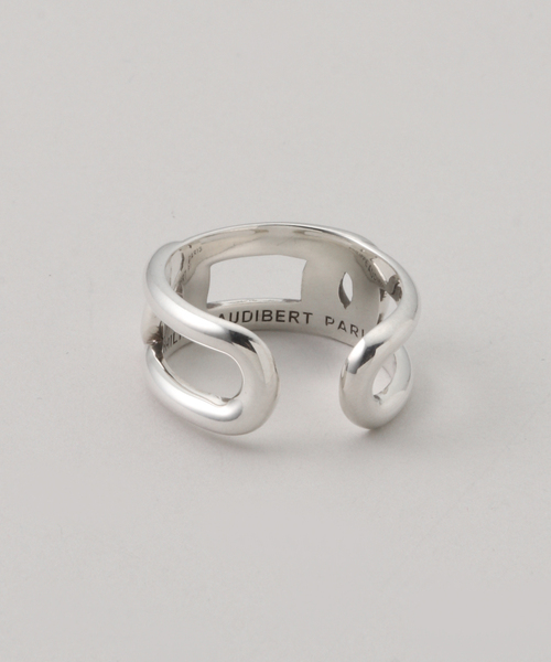 IENA(イエナ)の「PHILIPPE AUDIBERT/フィリップ・オーディベール BG3751 Maillon ring リング(リング・レディース・シルバー・FREE)」の2枚目の写真