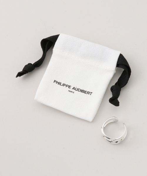 IENA(イエナ)の「PHILIPPE AUDIBERT/フィリップ・オーディベール BG3751 Maillon ring リング(リング・レディース・シルバー・FREE)」の5枚目の写真