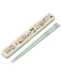 SNOOPY（スヌーピー）の「スヌーピー 抗菌 音の鳴らない箸・箸箱セット PEANUTS コミックアート SK（カトラリー）」