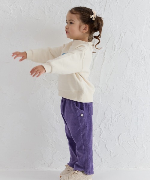 moimoln（モイモルン）の「コーデュロイブーツカットパンツ（その他パンツ・キッズ・パープル・90cm/100cm/110cm/120cm）」の3枚目の写真
