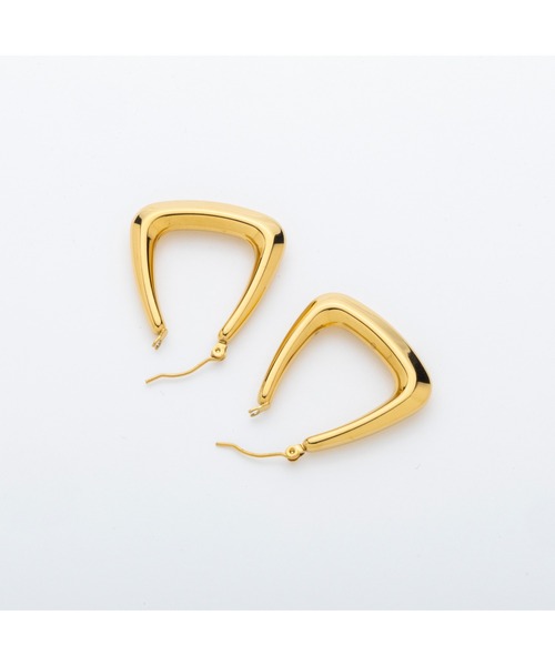 AJUGA.（アジュガ）の「モードフープピアス（ピアス（両耳用）・レディース・ゴールド・ONE SIZE）」の3枚目の写真