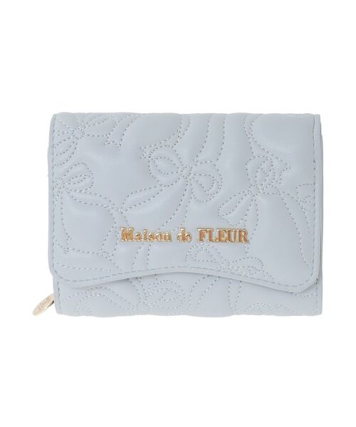 リボンキルティングウォレット（財布）｜Maison de FLEUR（メゾンド