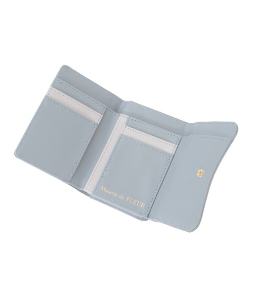 RIBBON キルトウォレット 水色 お気に入り登録7,000件超え】RIBBONキルトウォレット（財布）｜JILL by