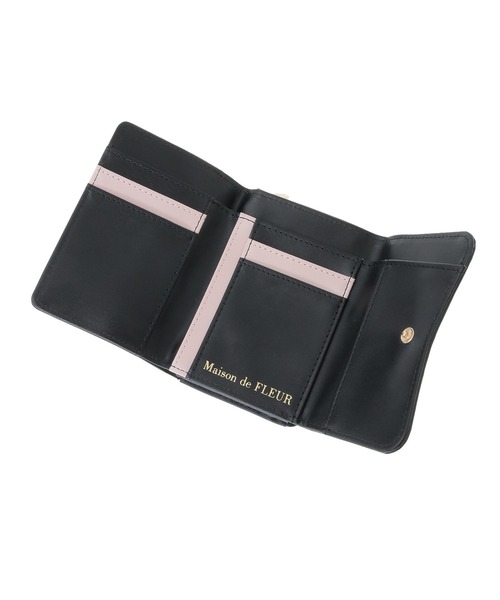 Maison de FLEUR(メゾンドフルール)の「リボンキルティングウォレット(財布・レディース・サックスブルー/ブラック/ピンク・FREE)」の19枚目の写真