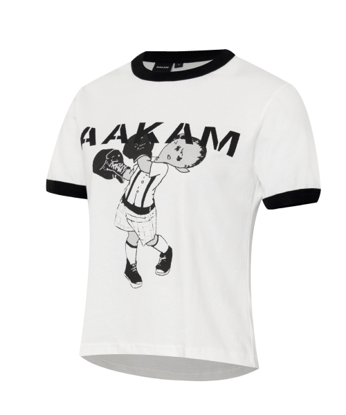 AAKAM(アーカム)の「Punch Boy Printed Ringer Top (Black)(Tシャツ/カットソー・レディース・その他・2/3/WOMENS)」の3枚目の写真