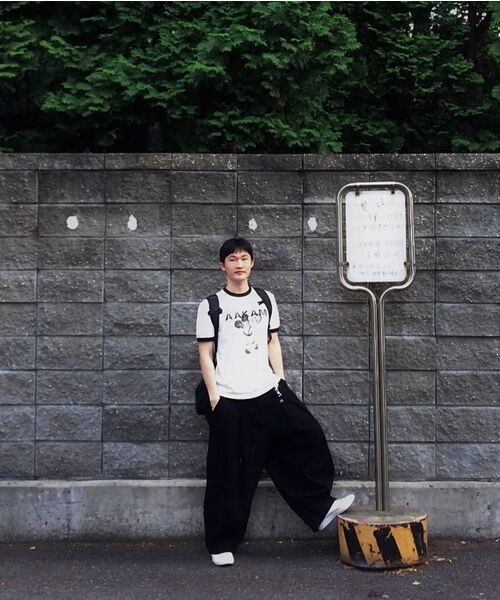 AAKAM(アーカム)の「Punch Boy Printed Ringer Top (Black)(Tシャツ/カットソー・レディース・その他・2/3/WOMENS)」の6枚目の写真