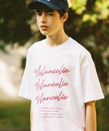 フレンチTシャツ(ホワイト/ピンク)