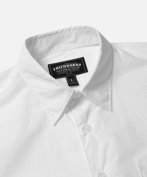 FRIZMWORKS(フリズムワークス)の「TYPEWRITER RELAXED SHIRT _ WHITE(シャツ/ブラウス・メンズ・その他・MEDIUM/LARGE/X-LARGE)」の3枚目の写真
