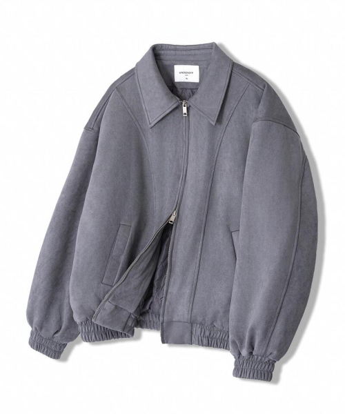 UNDEROFF（アンダーオフ）の「スエードパディッドブルゾンジャケットブラウン（ブルゾン・メンズ・ブラウン・MEDIUM/LARGE/X-LARGE）」の7枚目の写真